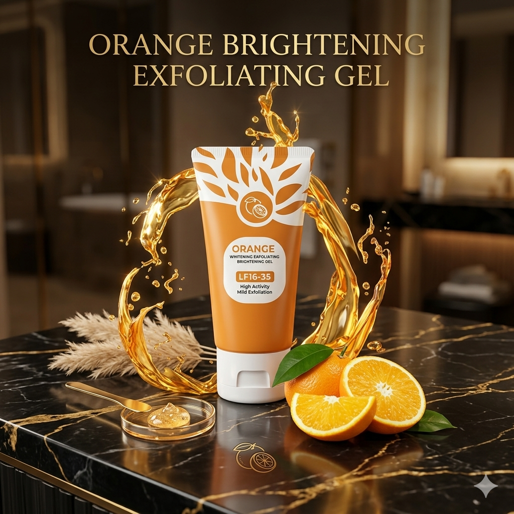 Orange Glow Exfoliating Gel – Brightening & Deep Cleansing