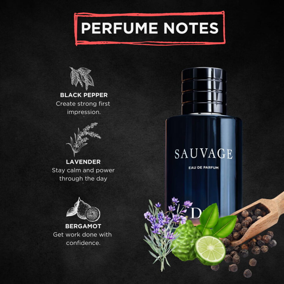 Sauvage Eau de Parfum – Luxury Men’s Fragrance of Power & Elegance (100ml)