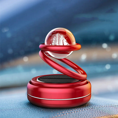 Solar Levitation Car Perfume Diffuser – Red